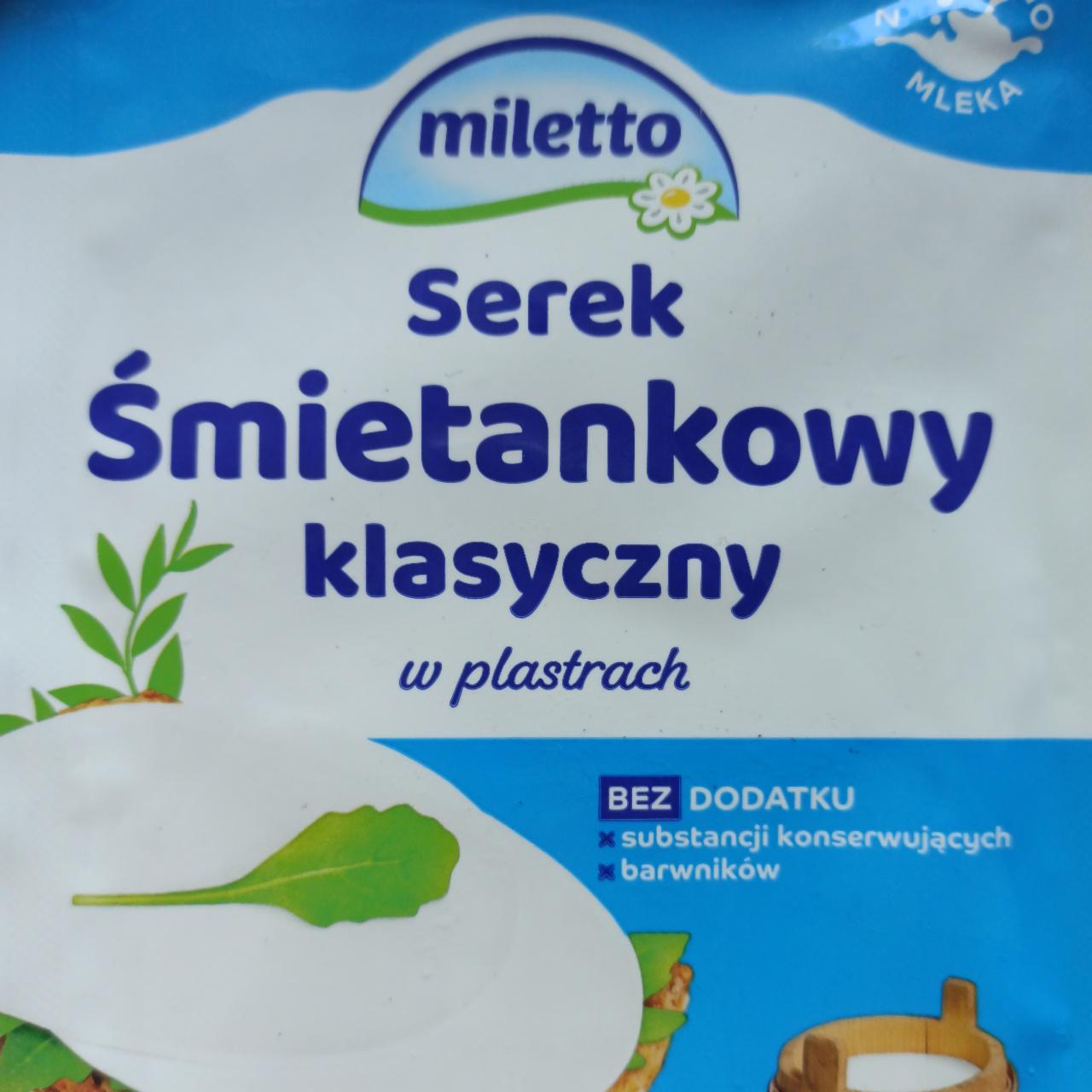 Zdjęcia - Serek śmietankowy klasyczny w plastrach Miletto