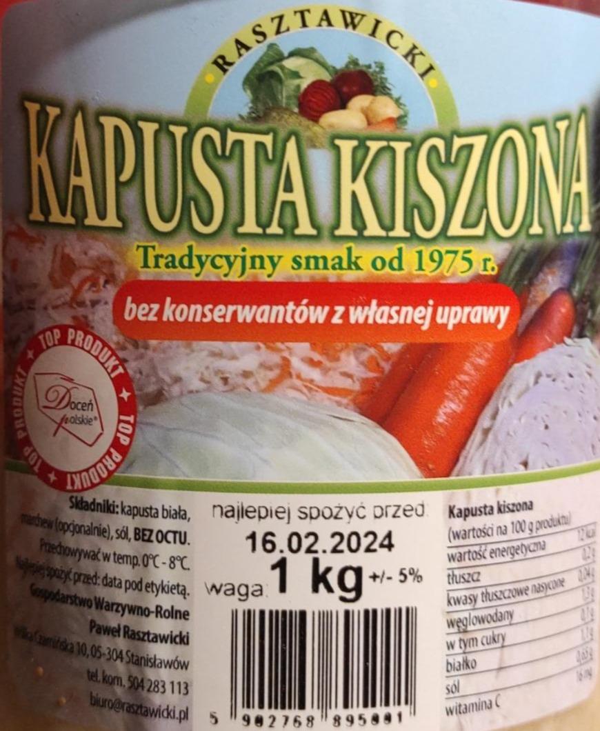 Zdjęcia - Kapusta kiszona Rasztawicki