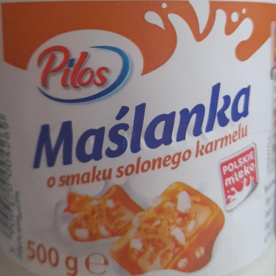 Zdjęcia - Maślanka o smaku solonego karmelu Pilos