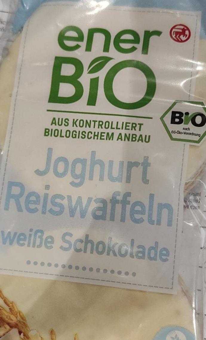 Zdjęcia - Joghurt reiswaffeln weiße schokolade EnerBio