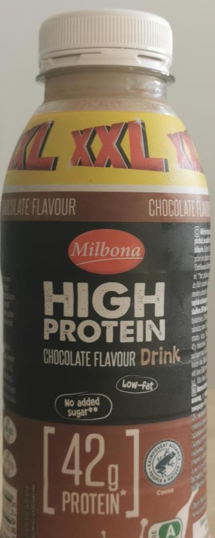 Zdjęcia - High protein chocolate drink Milbona