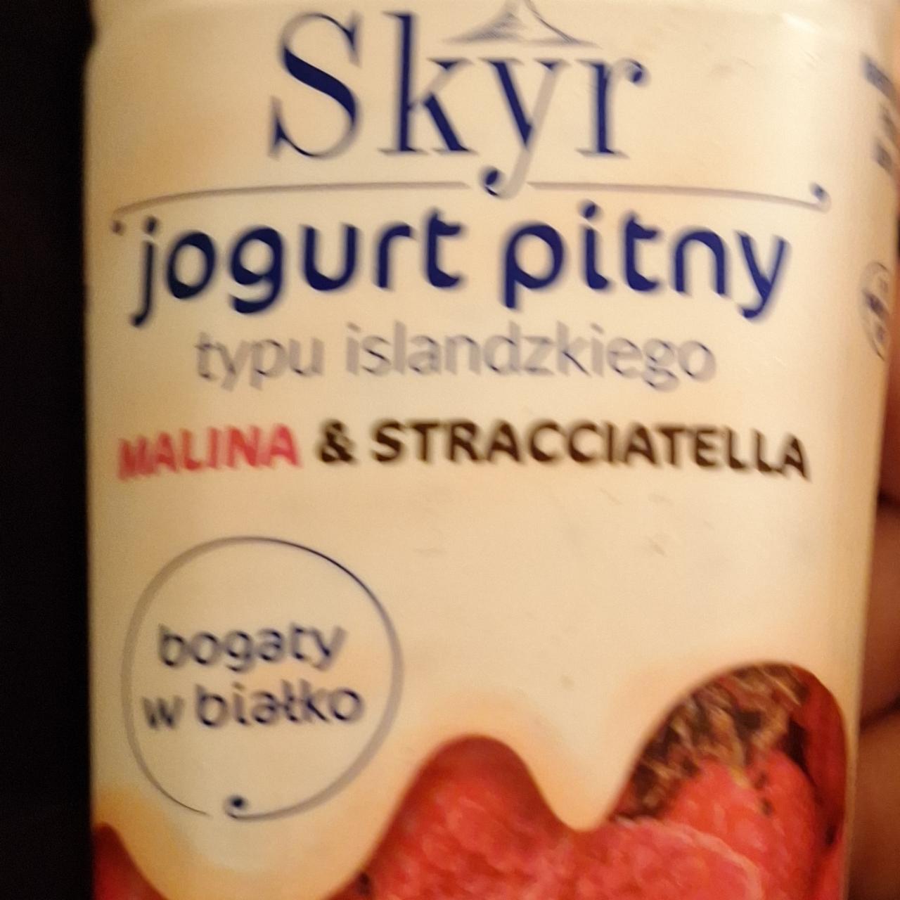 Zdjęcia - Skyr jogurt pitny typu islandzkiego malia stracciatella Piątnica