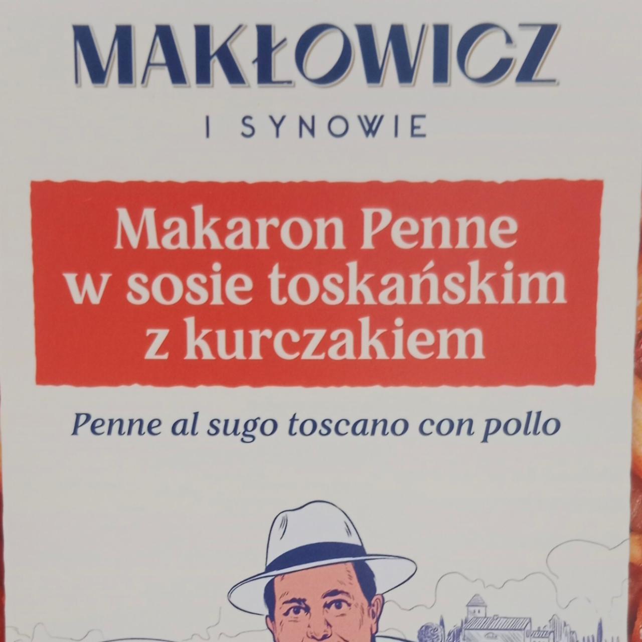 Zdjęcia - Makaron penne w sosie toskańskim z kurczakiem Makłowicz i synowie