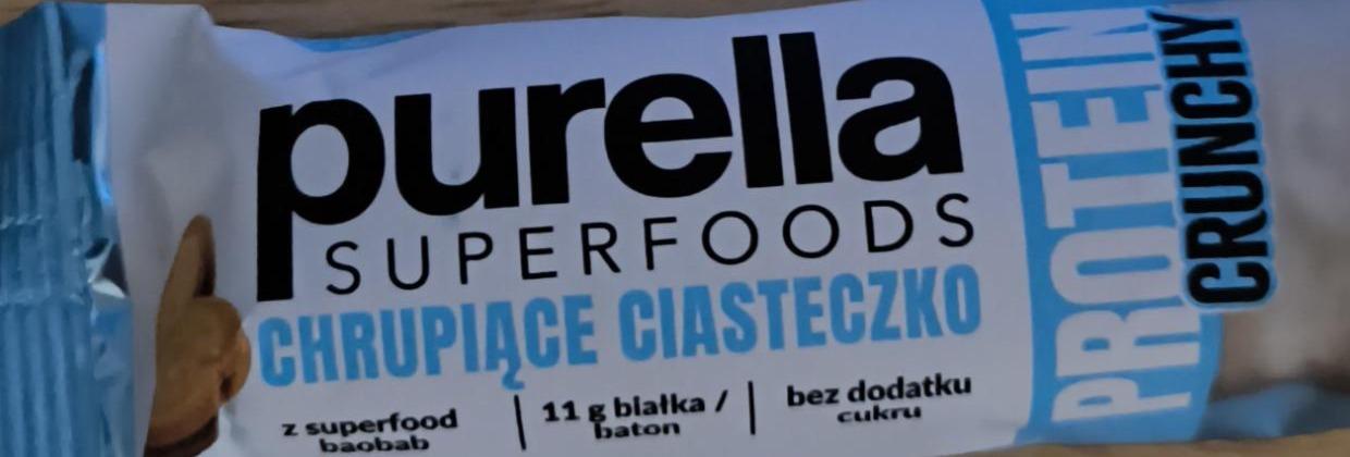 Zdjęcia - Chrupiące ciasteczko protein crunchy Purella Superfoods