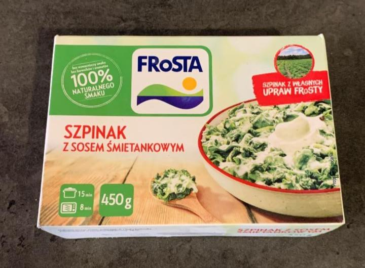 Zdjęcia - FRoSTA Szpinak z sosem śmietankowymi 450 g