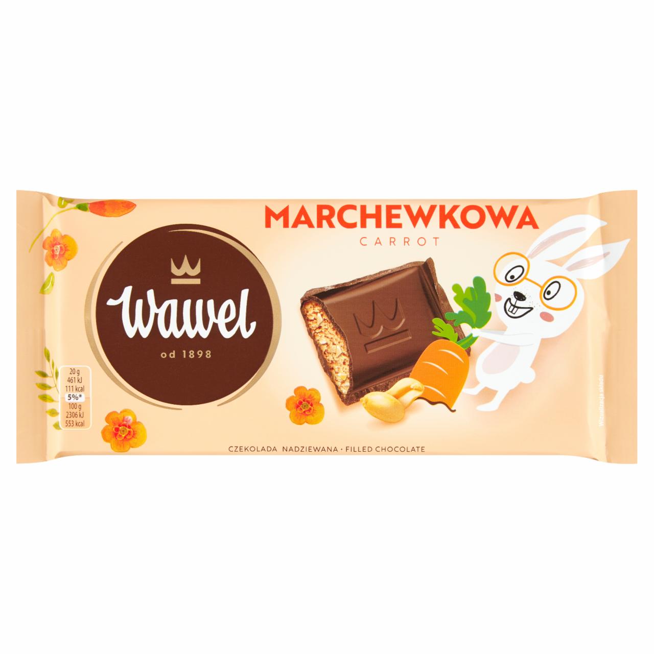 Zdjęcia - Wawel Czekolada nadziewana marchewkowa 100 g