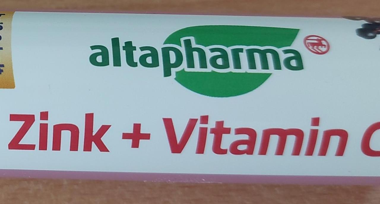 Zdjęcia - Zink + vitamin C Altapharma