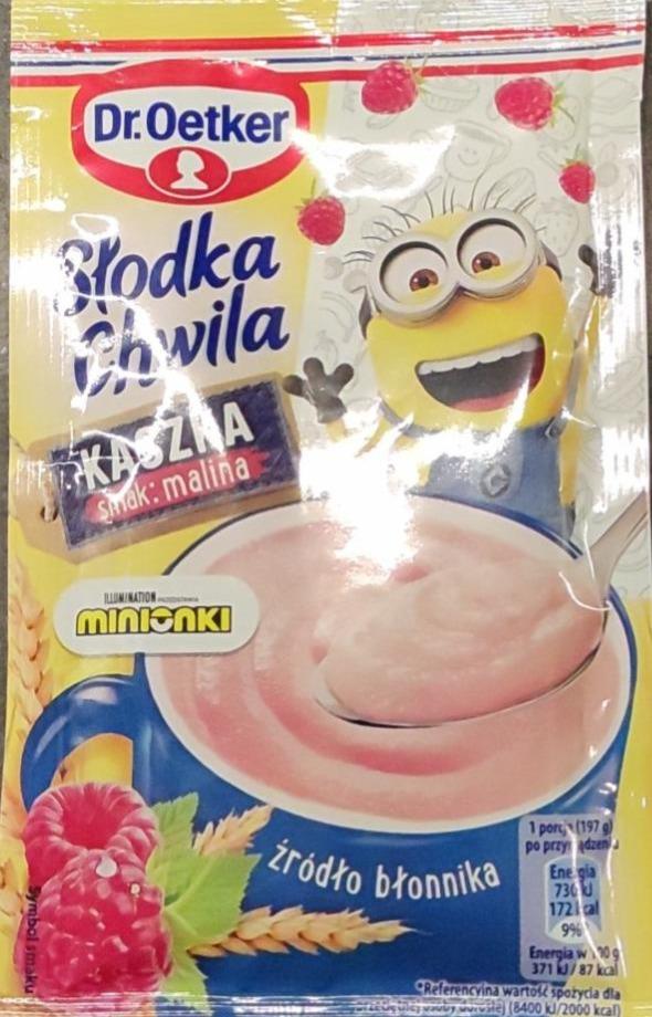 Zdjęcia - Słodka Chwila Kaszka smak malina Dr. Oetker