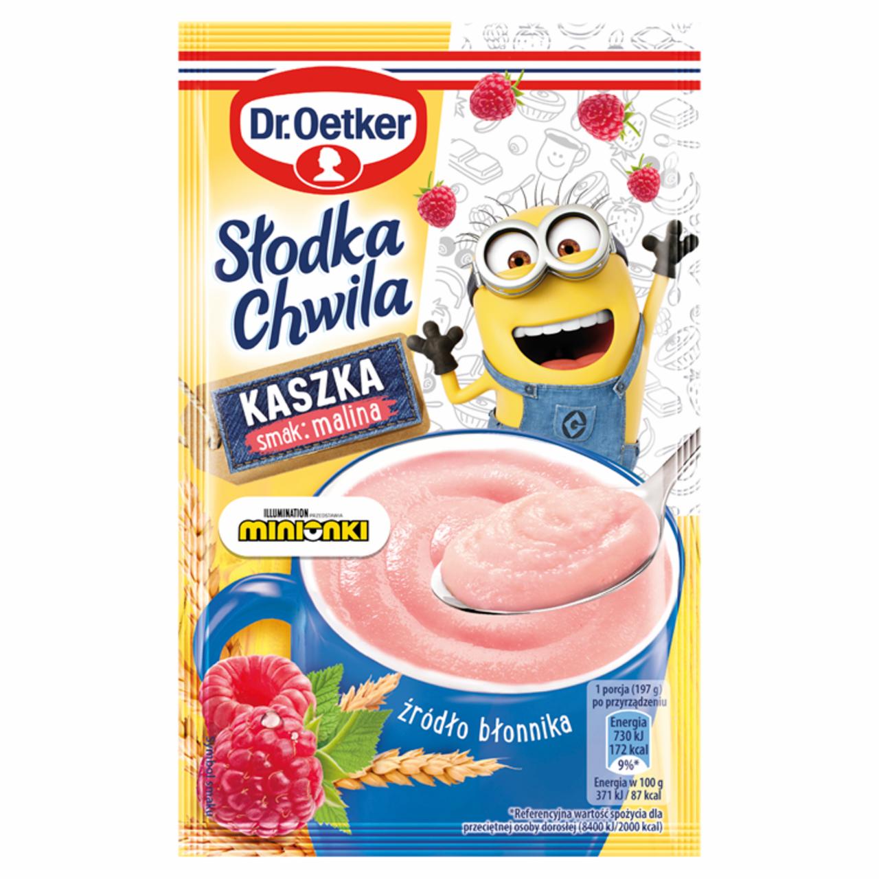 Zdjęcia - Słodka chwila kaszka smak malina Dr.Oetker