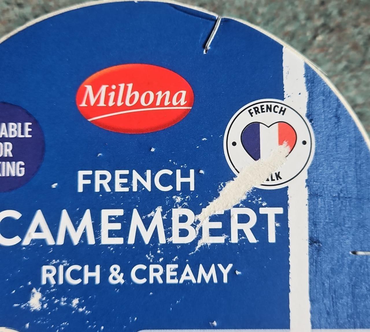 Zdjęcia - French camembert rich & creamy Milbona