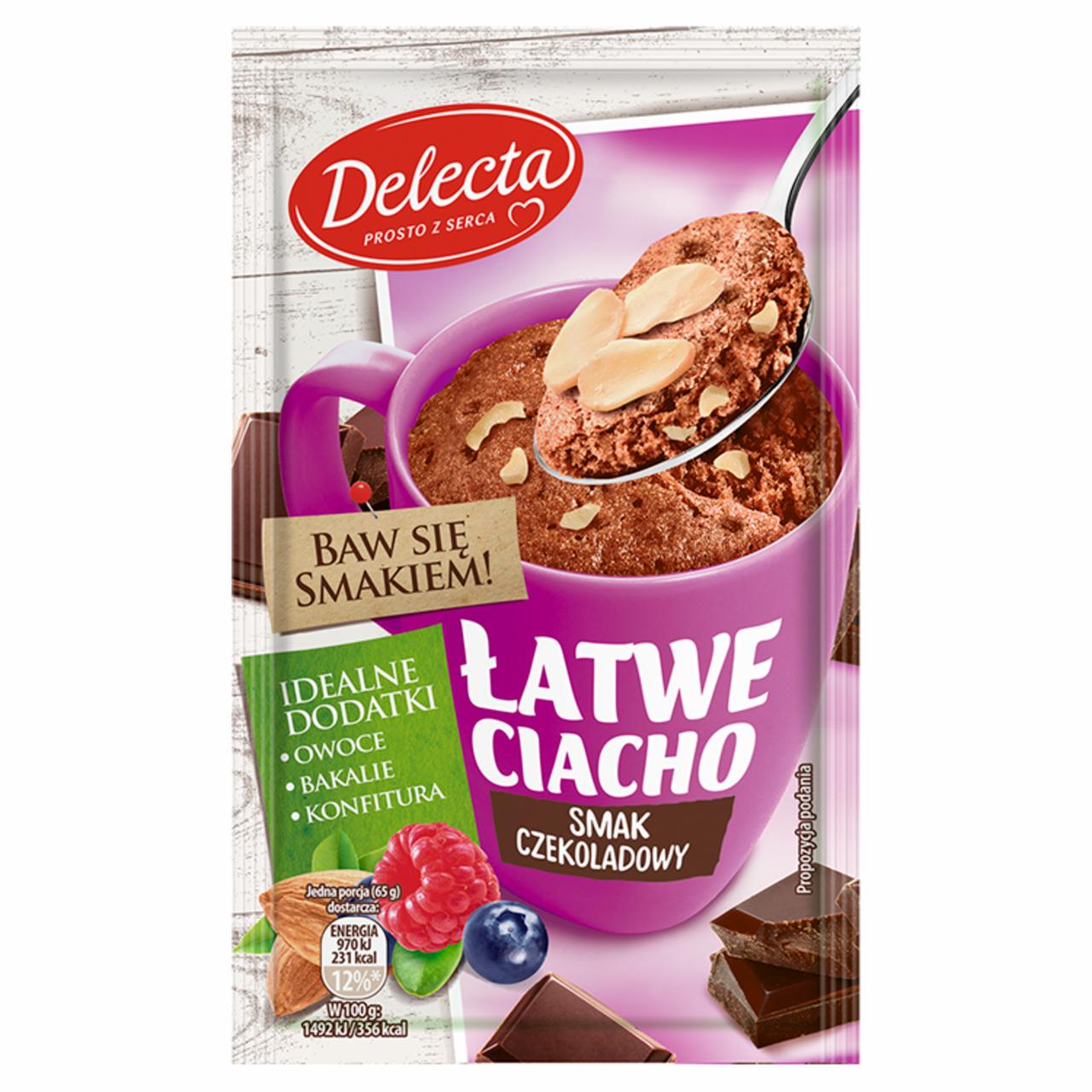 Zdjęcia - Delecta Łatwe ciacho smak czekoladowy 50 g