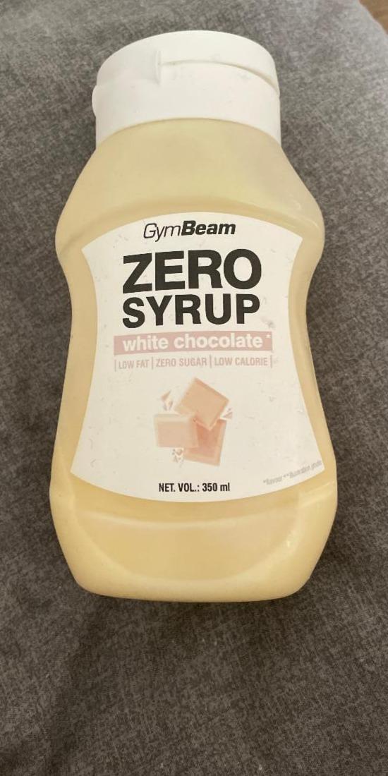 Zdjęcia - Zero syrup White chocolate GymBeam