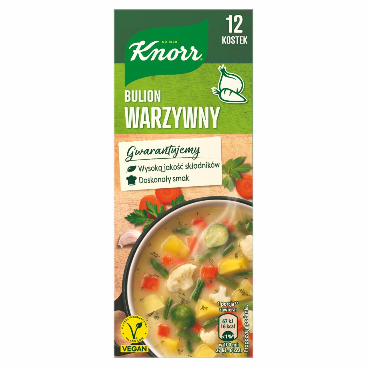 Zdjęcia - Knorr Bulion warzywny 120 g (12 x 10 g)