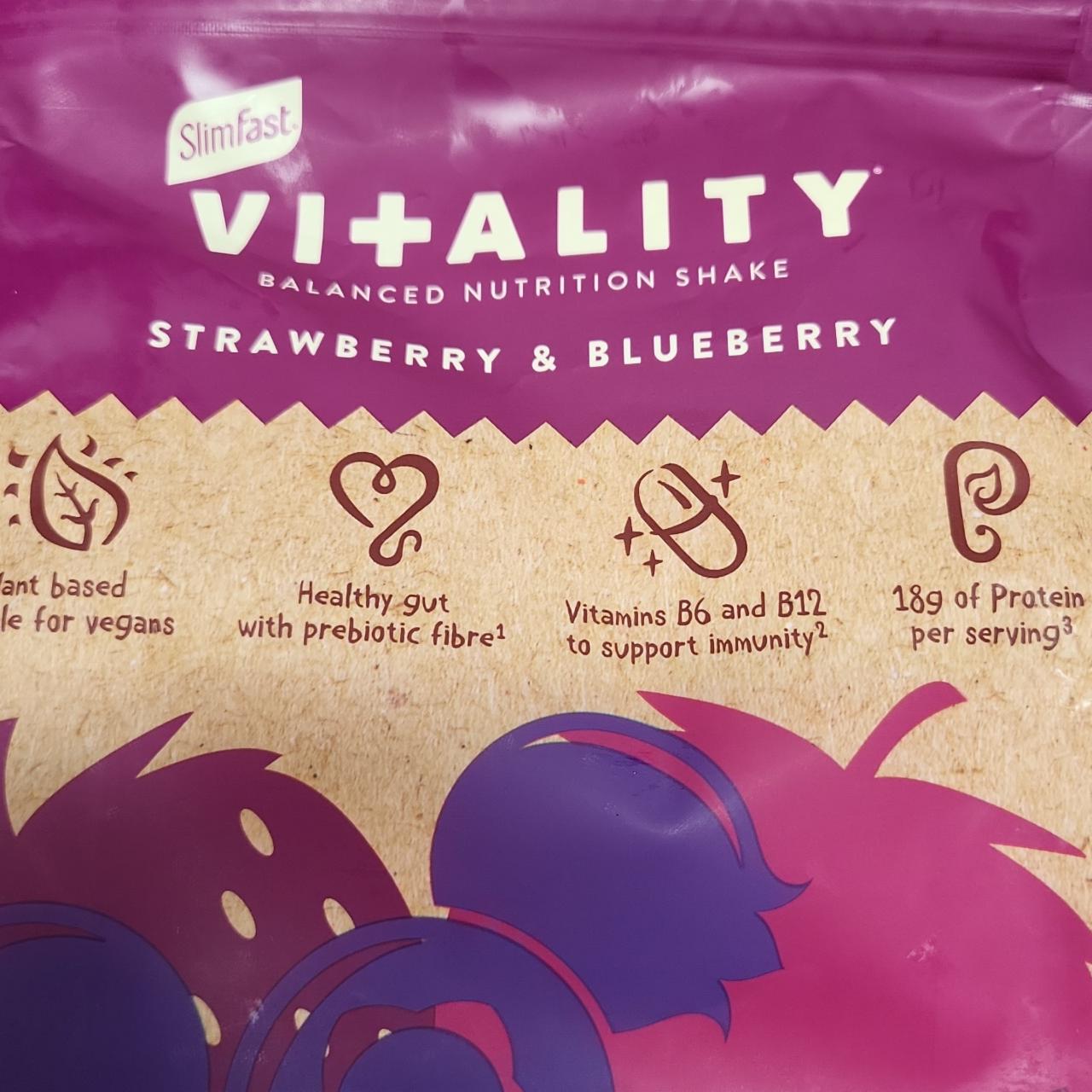 Zdjęcia - Shake Strawberry Blueberry Slimfast