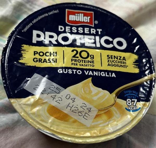 Zdjęcia - Dessert proteico gusto vaniglia Müller