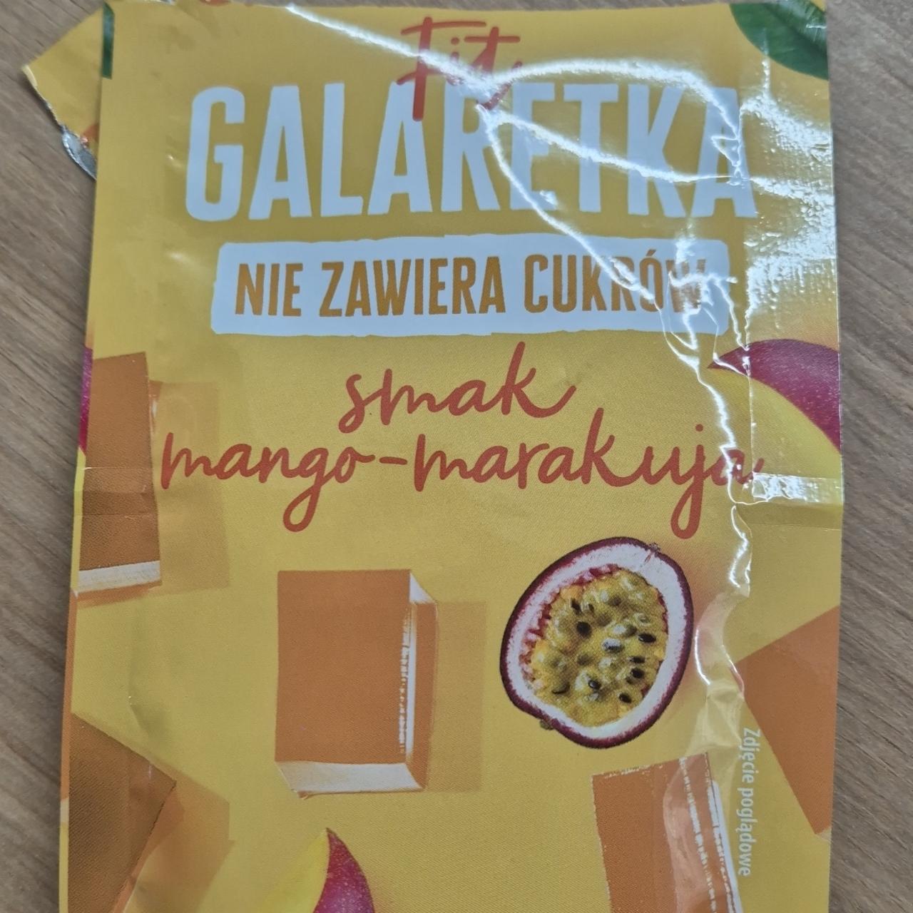 Zdjęcia - Fit galaretka smak mango marakuja Emix