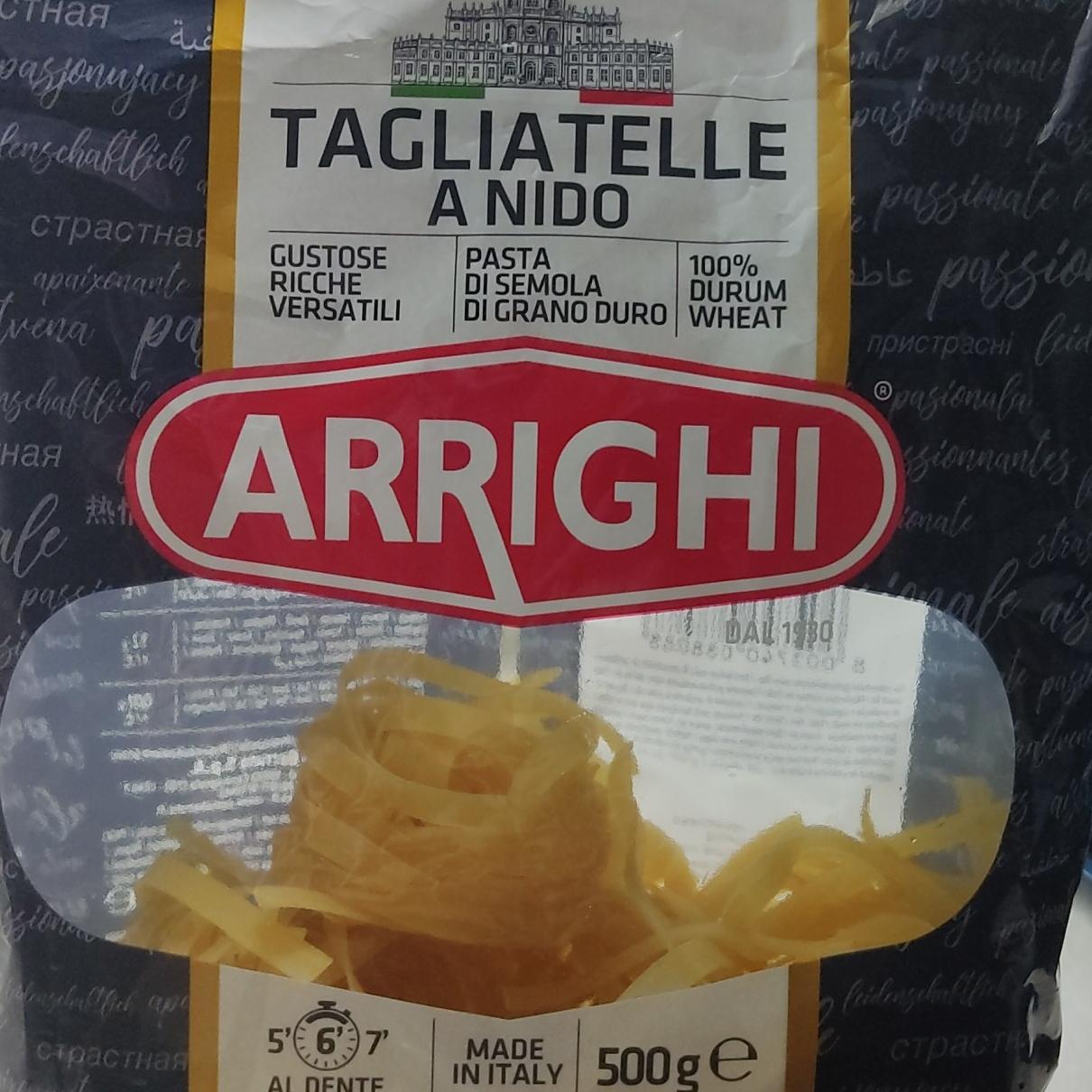 Zdjęcia - Arrighi Makaron tagliatelle agli spinaci 500 g