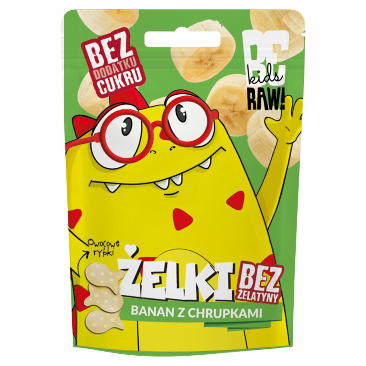 Zdjęcia - Be Raw! Kids Żelki banan z chrupkami 35 g