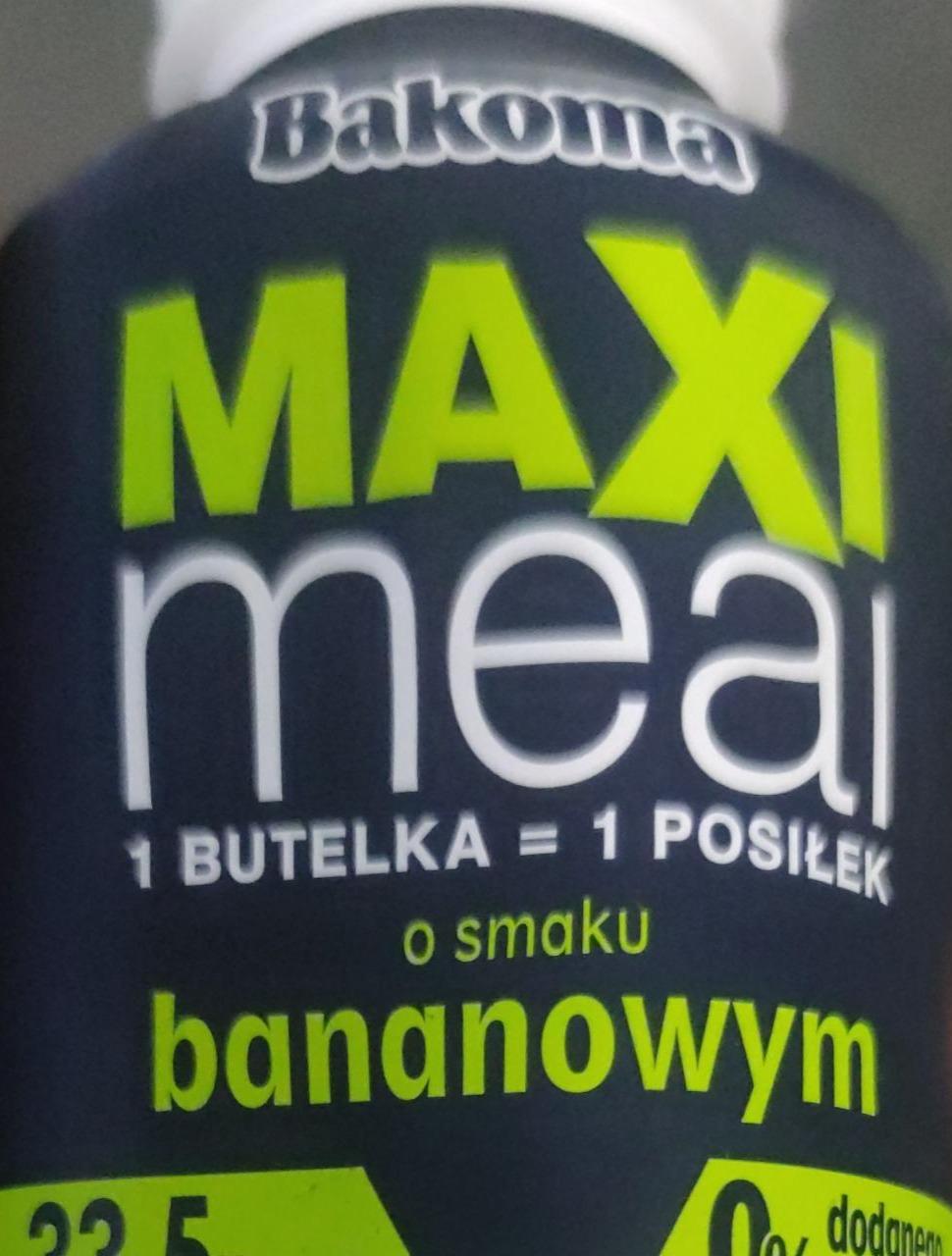 Zdjęcia - Maxi Meal Napój mleczny o smaku bananowym Bakoma