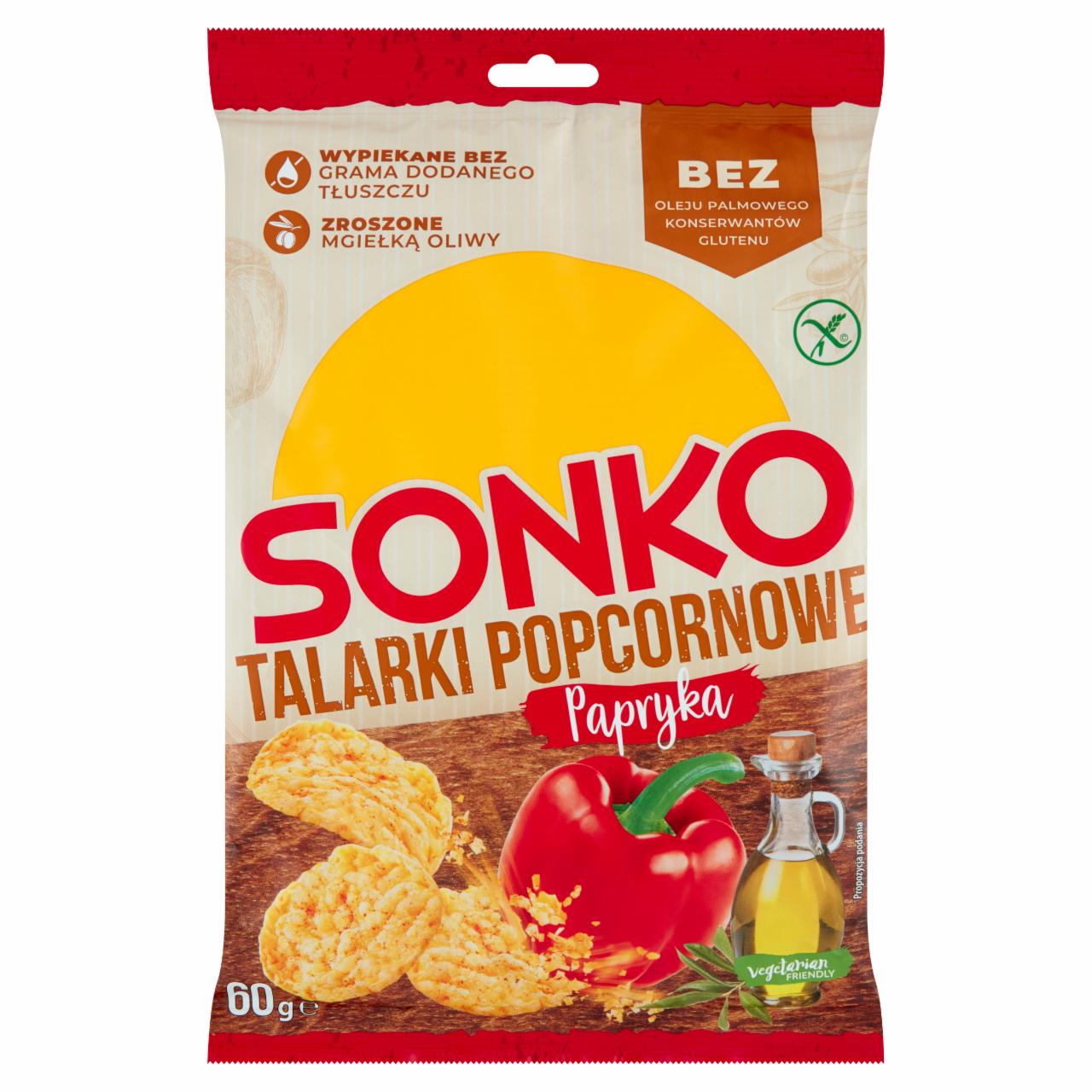 Zdjęcia - Sonko Chipsy kukurydziane papryka 60 g