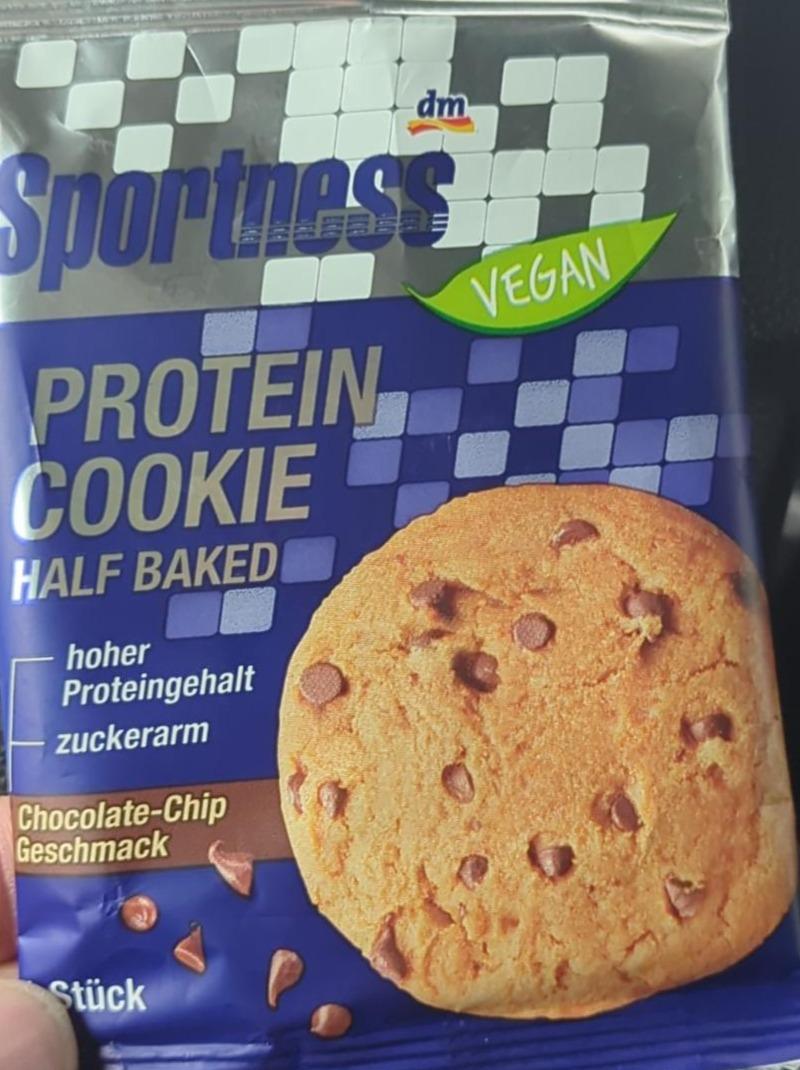 Zdjęcia - Protein cookie vegan chocholate chip Sportness