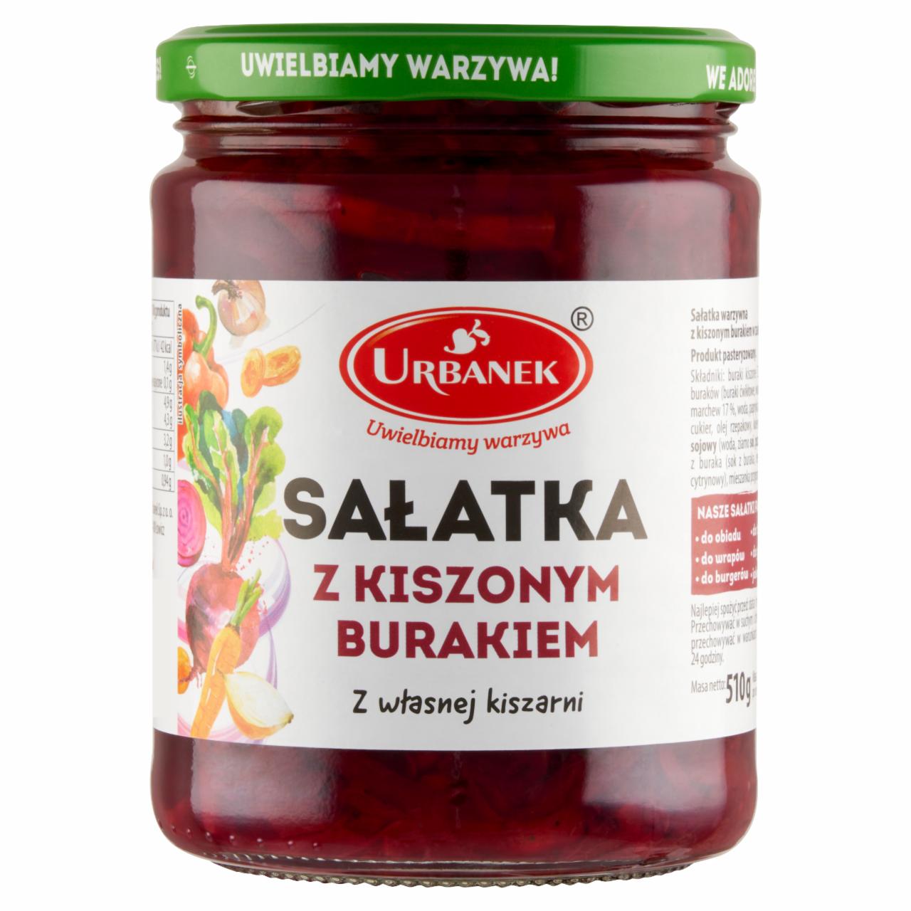 Zdjęcia - Urbanek Sałatka z kiszonym burakiem 510 g