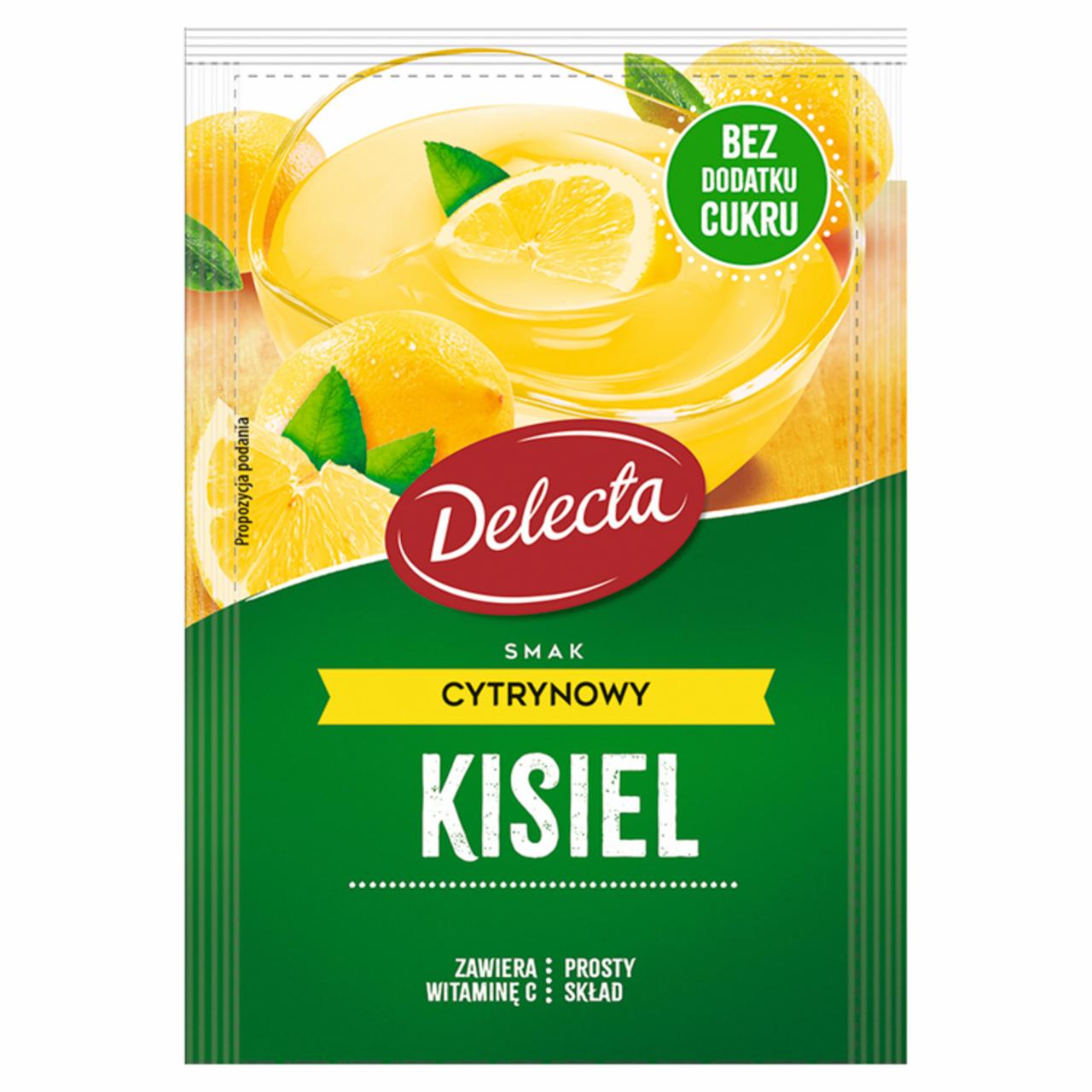 Zdjęcia - Delecta Kisiel smak cytrynowy 38 g