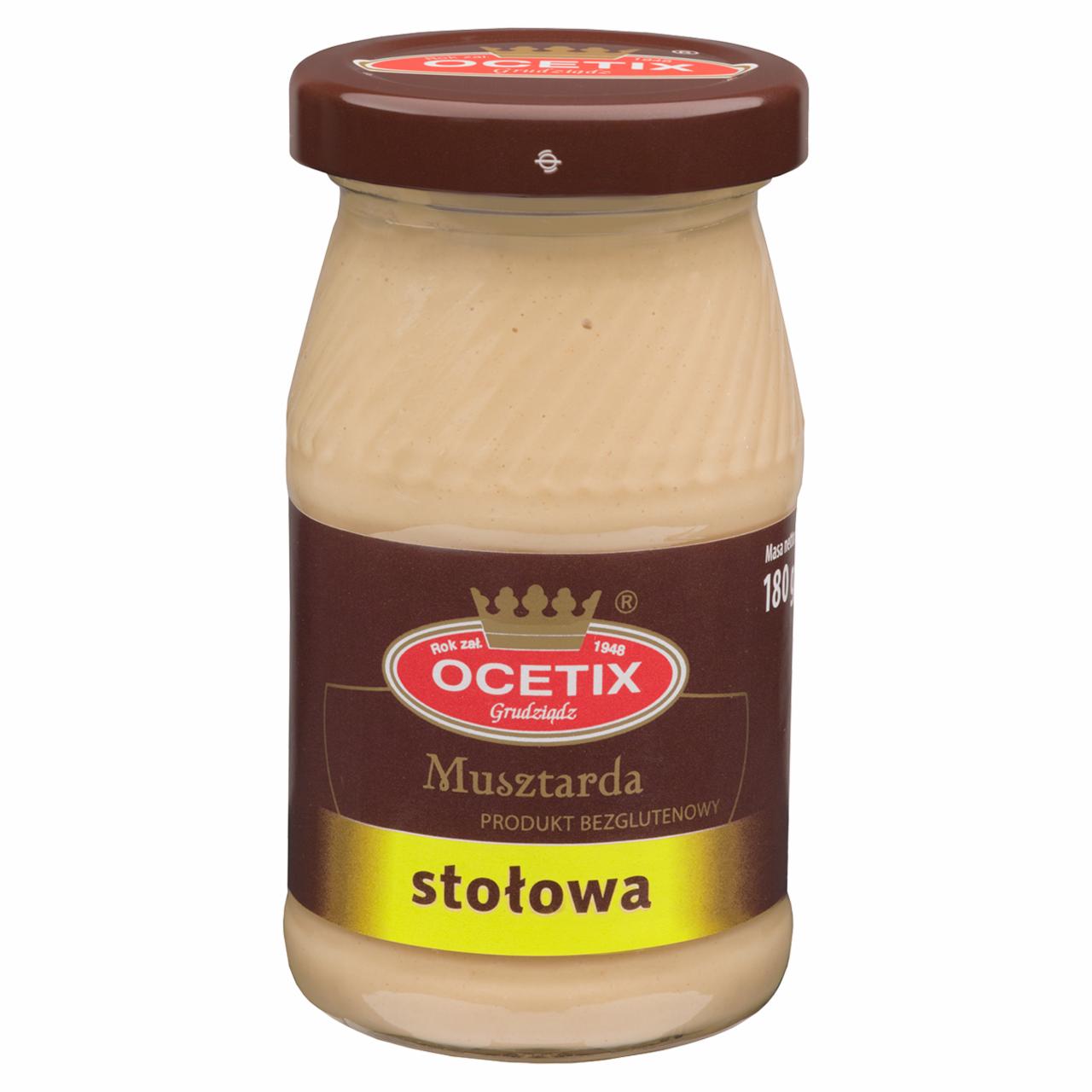 Zdjęcia - Ocetix Musztarda stołowa 180 g