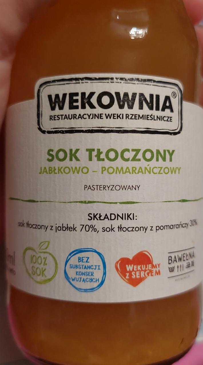 Zdjęcia - Sok tłoczony jabłkowo pomarańczowy Wekownia