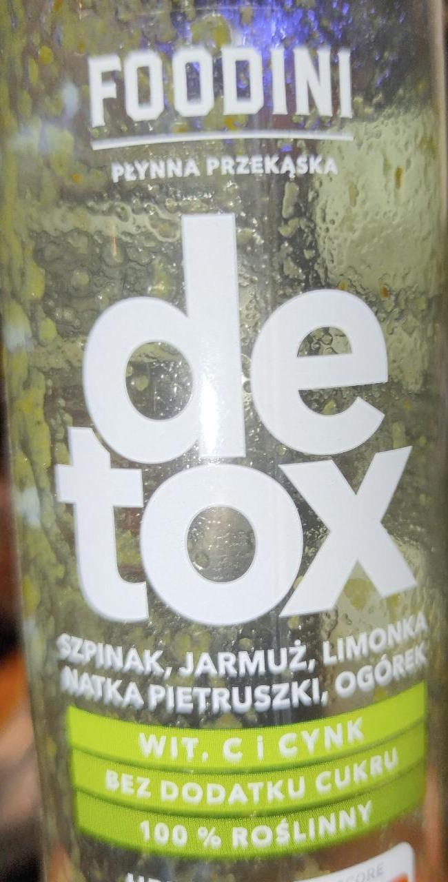 Zdjęcia - Detox szpinak jarmuż limonka natka pietruszki ogórek Foodini