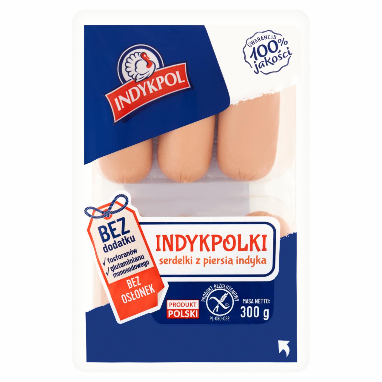 Zdjęcia - Indykpol Serdelki Indykpolki z piersią indyka 300 g