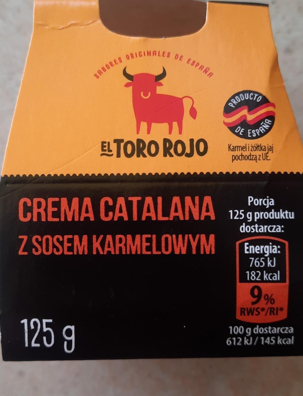 Zdjęcia - Crema Catalana z sosem karmelowym El Toro Rojo