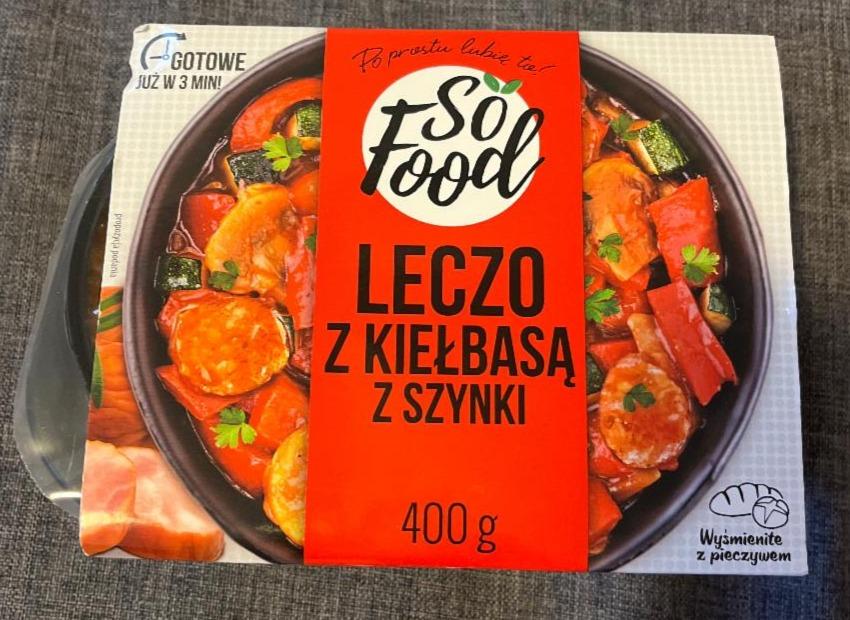 Zdjęcia - Leczo z kiełbasą z szynki wieprzowej So Food