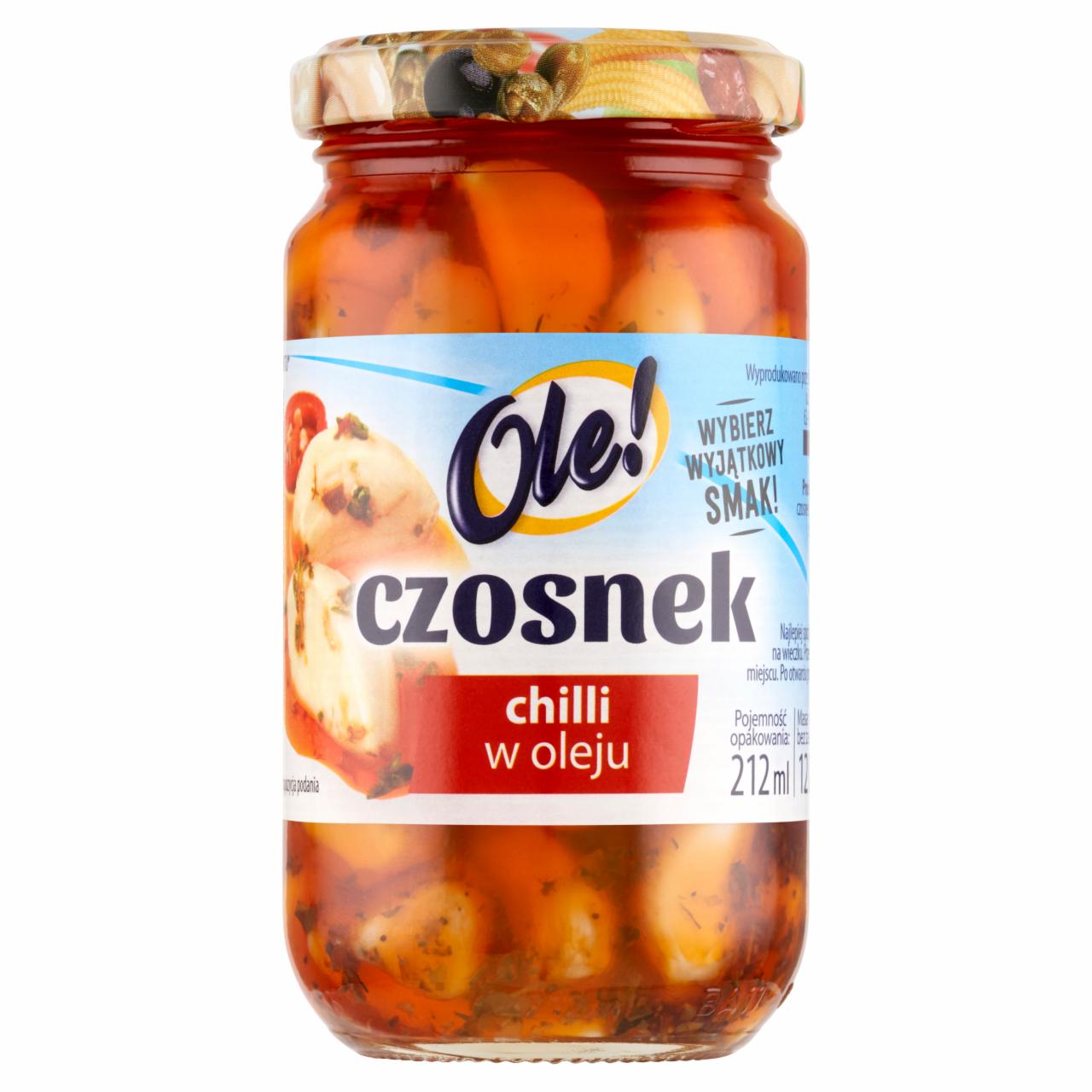 Zdjęcia - Ole! Czosnek chili w oleju 190 g