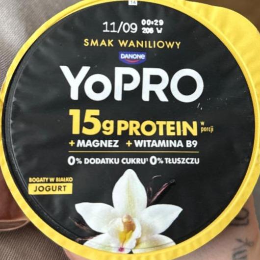 Zdjęcia - YoPro 15g protein jogurt smak waniliowy Danone