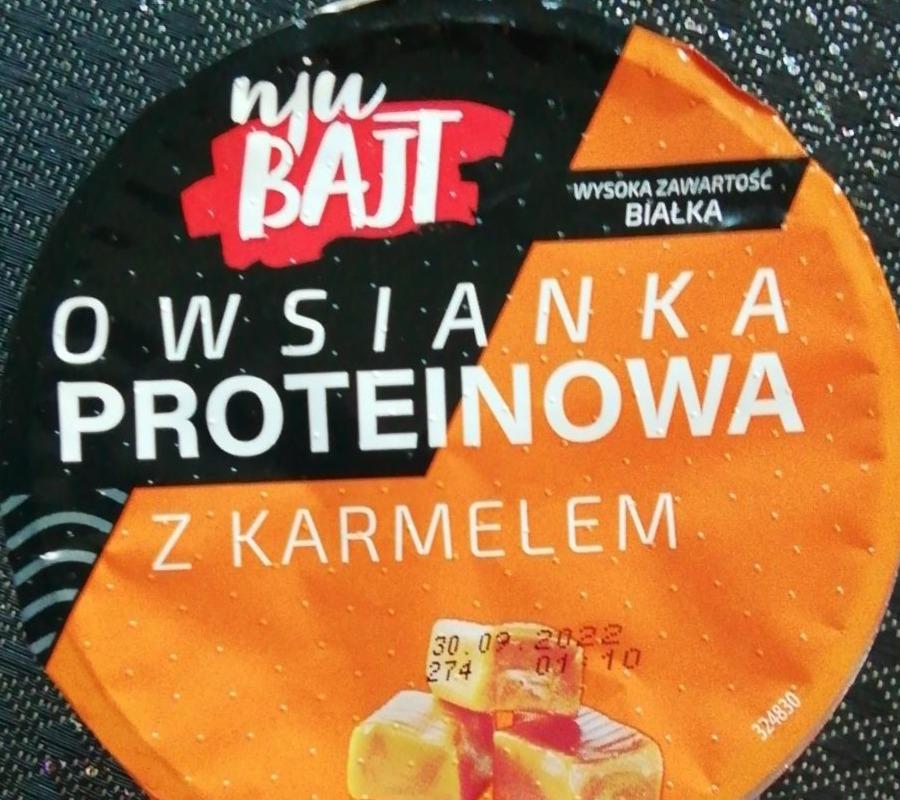 Zdjęcia - Owsianka proteinowa z karmelem nju Bajt