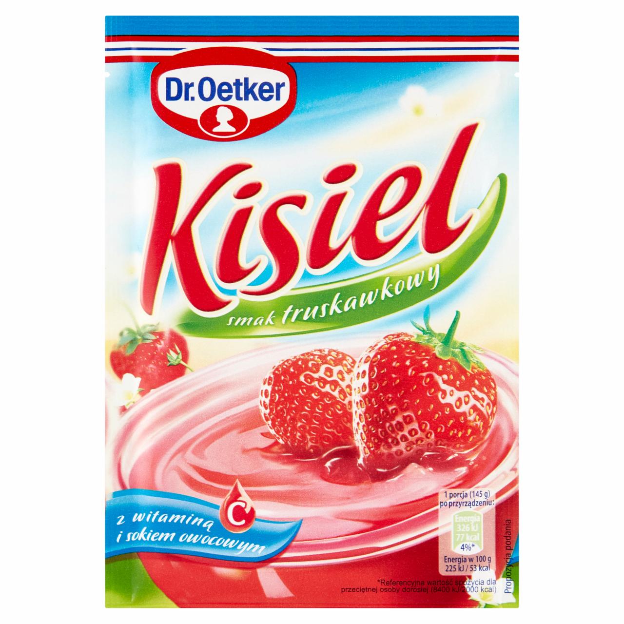 Zdjęcia - Dr. Oetker Kisiel smak truskawkowy 38 g