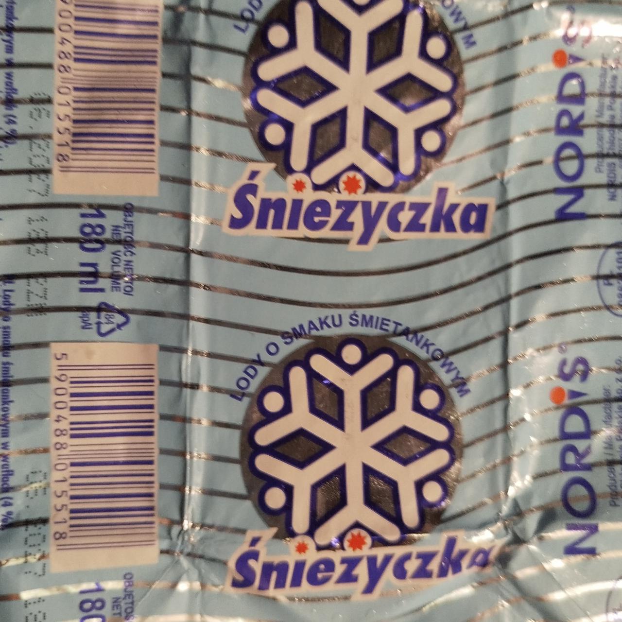 Zdjęcia - Lody o smaku śmietankowym Śnieżyczka