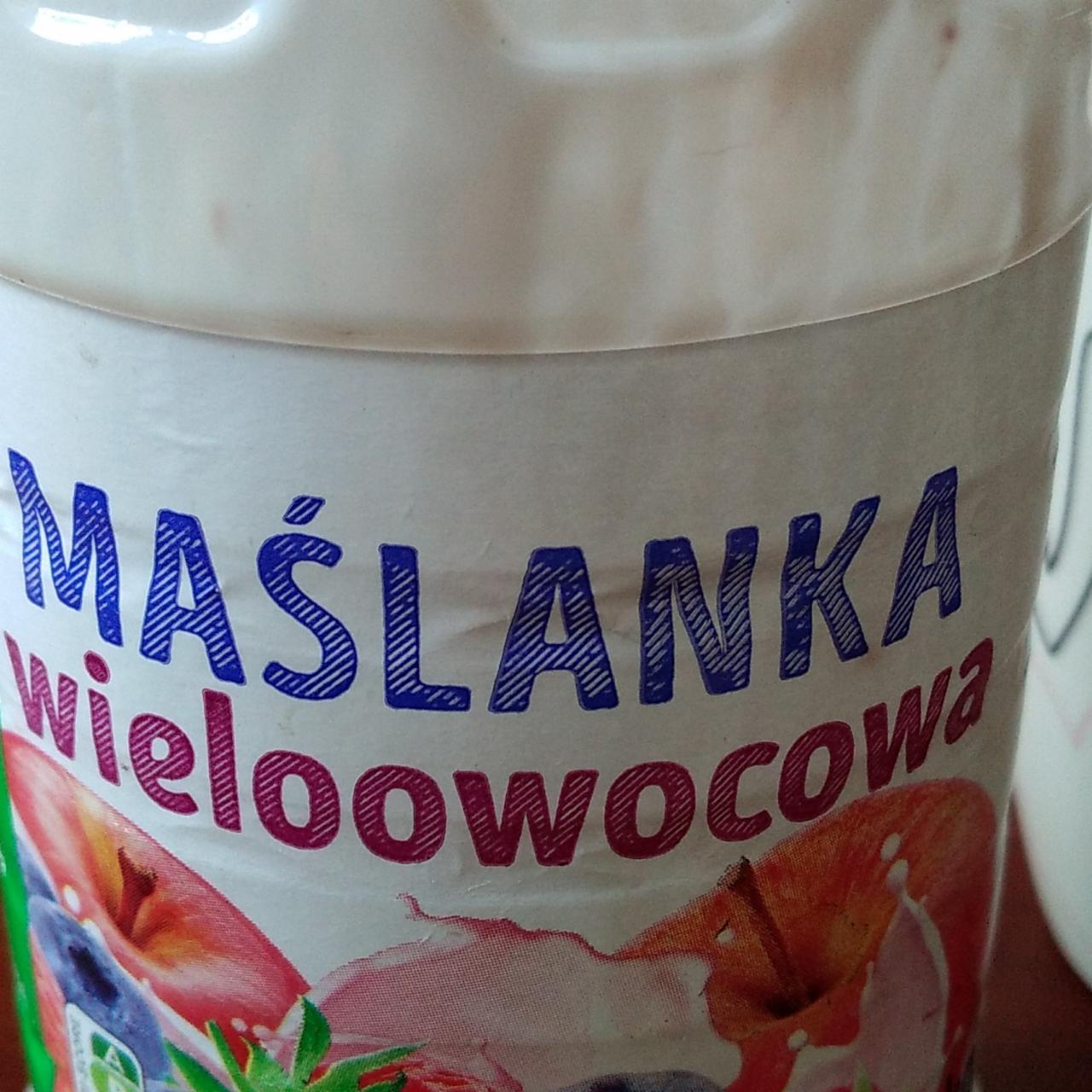 Zdjęcia - Maślanka wieloowocowa Auchan