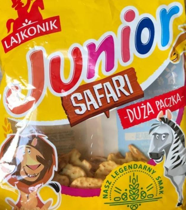 Zdjęcia - Lajkonik Junior Safari Drobne pieczywo o smaku waniliowym 180 g