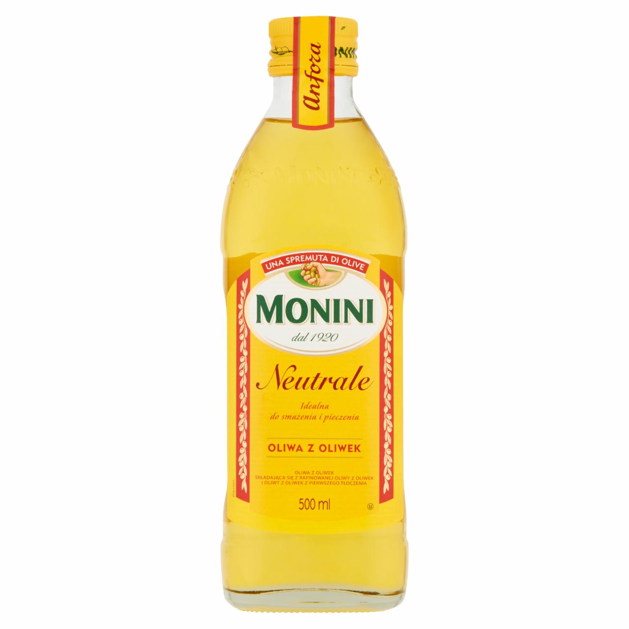 Zdjęcia - Monini Neutrale Oliwa z oliwek 500 ml