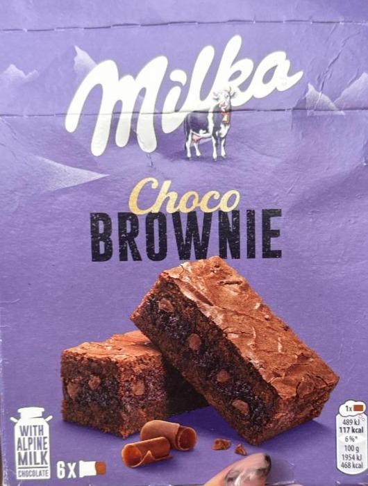 Zdjęcia - Milka Choco Brookie Ciastko z czekoladą 132 g (6 sztuk)