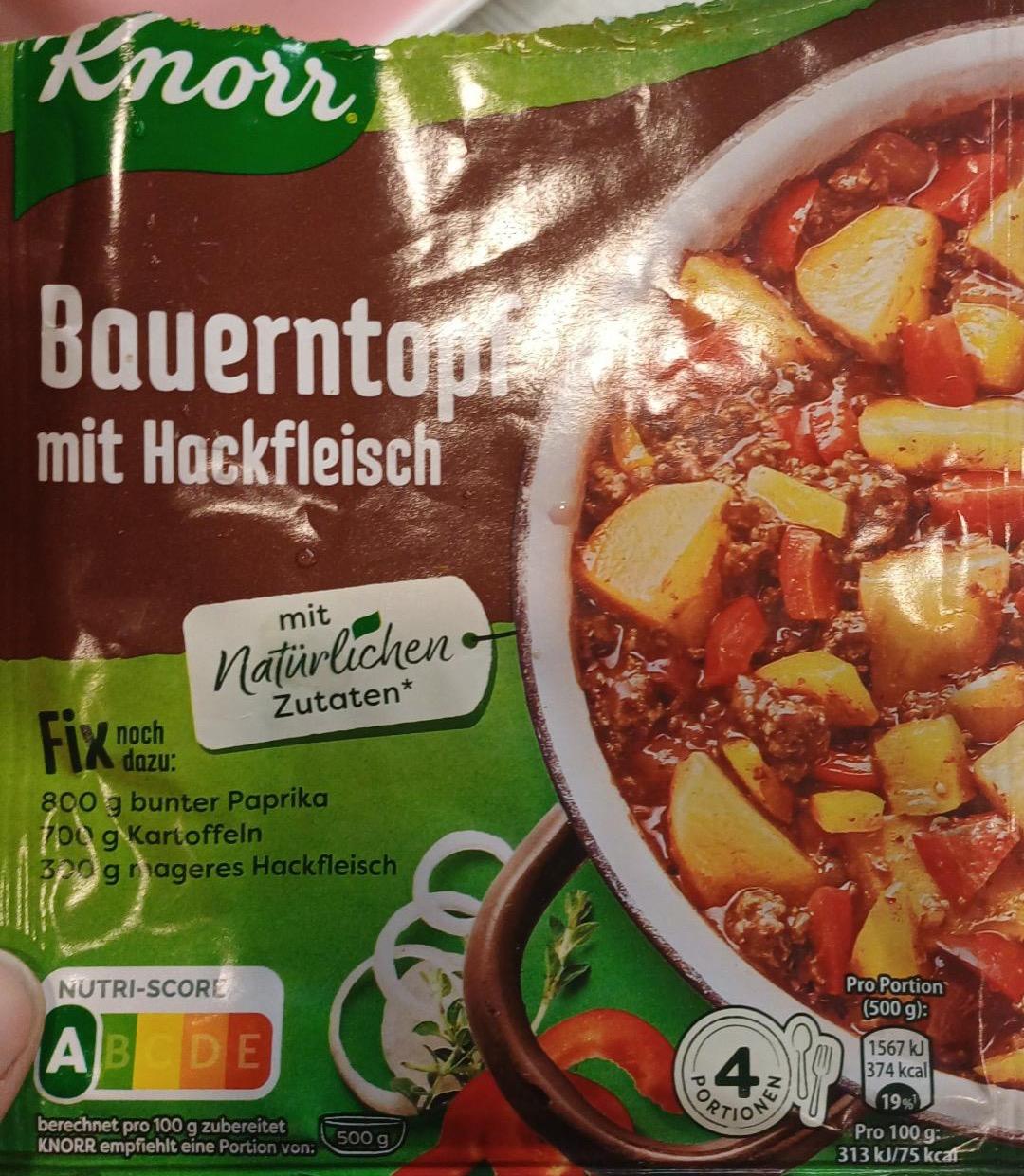 Zdjęcia - Bauerntopt mit hackfleisch Knorr