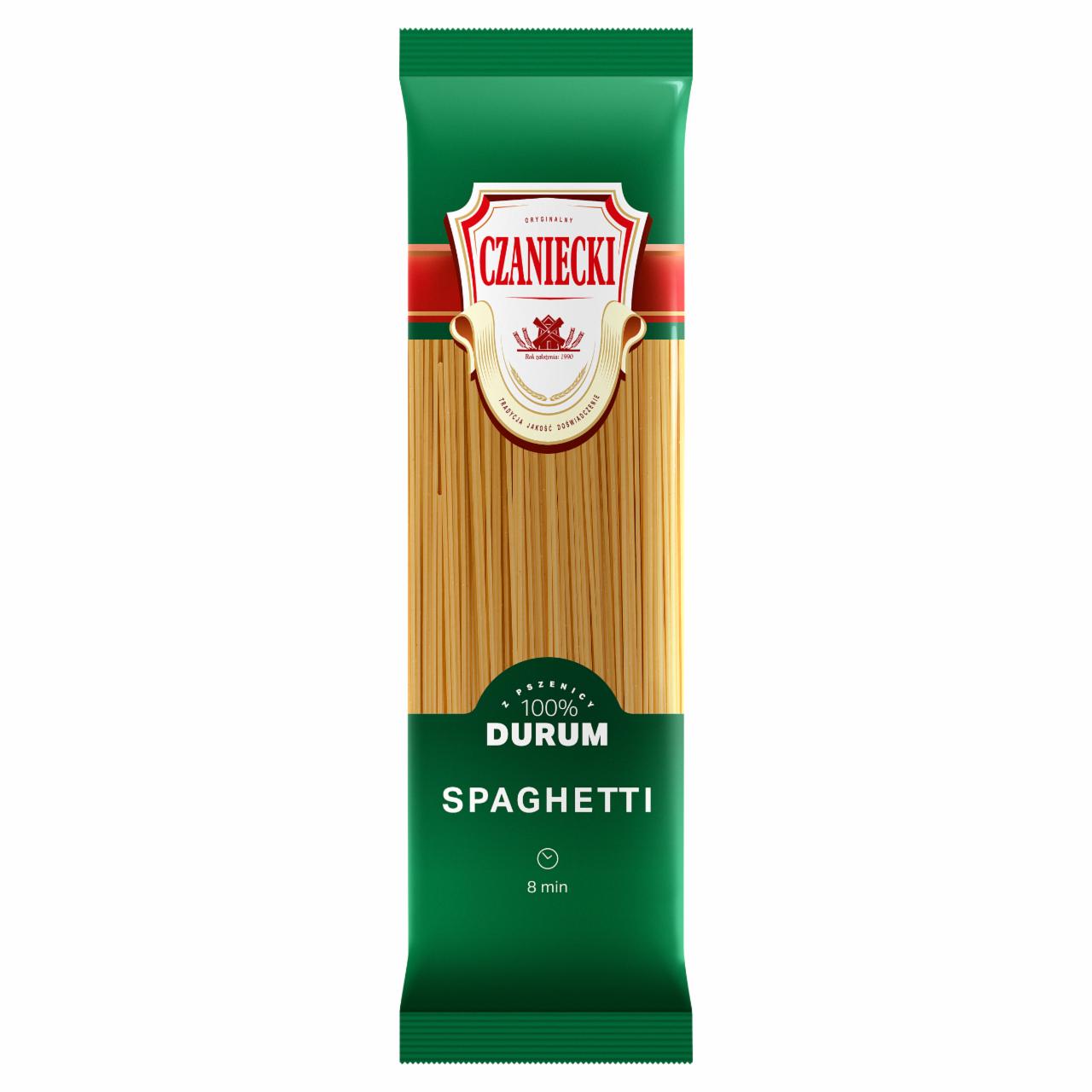 Zdjęcia - Makaron z pszenicy 100% durum spaghetti Czaniecki`