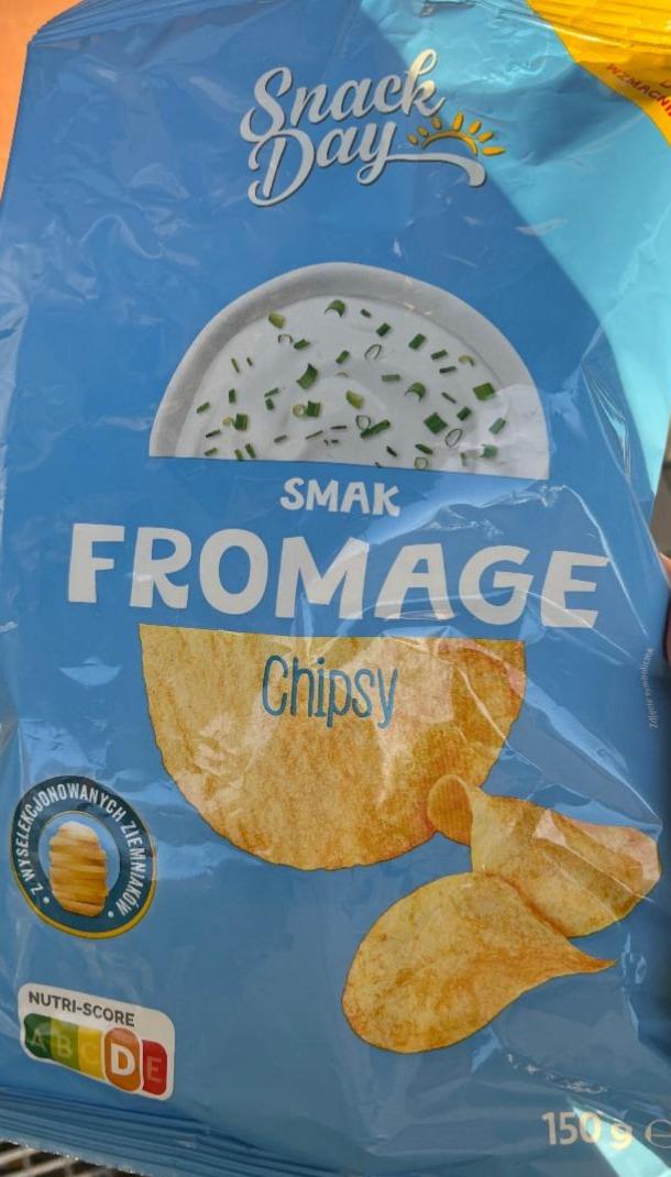 Zdjęcia - Chipsy smak fromage Snack Day