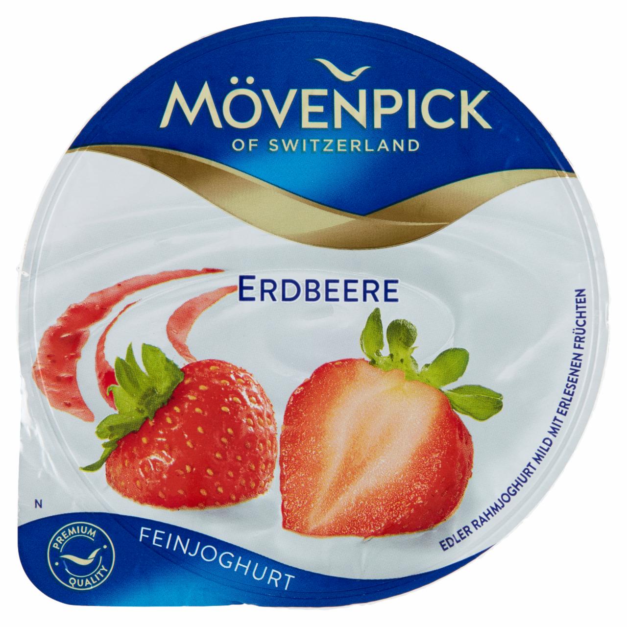 Zdjęcia - Mövenpick Jogurt śmietankowy z truskawkami 150 g