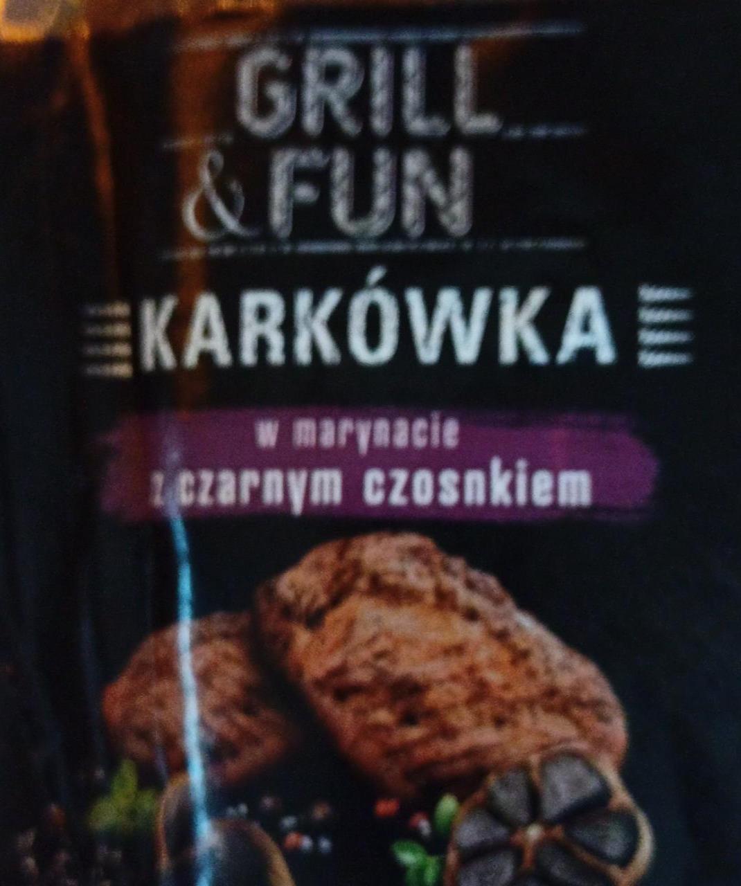 Zdjęcia - Karkówka wieprzowa w marynacie czarnego czosnku Grill&Fun