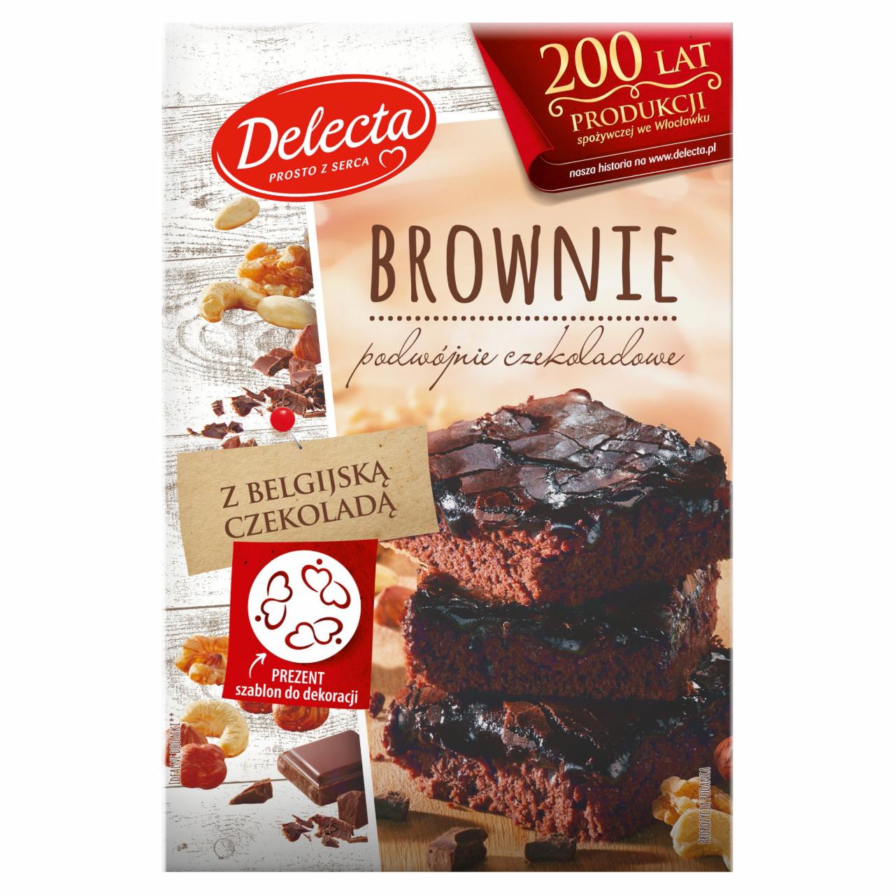 Zdjęcia - Brownie Mocno czekoladowe Delecta