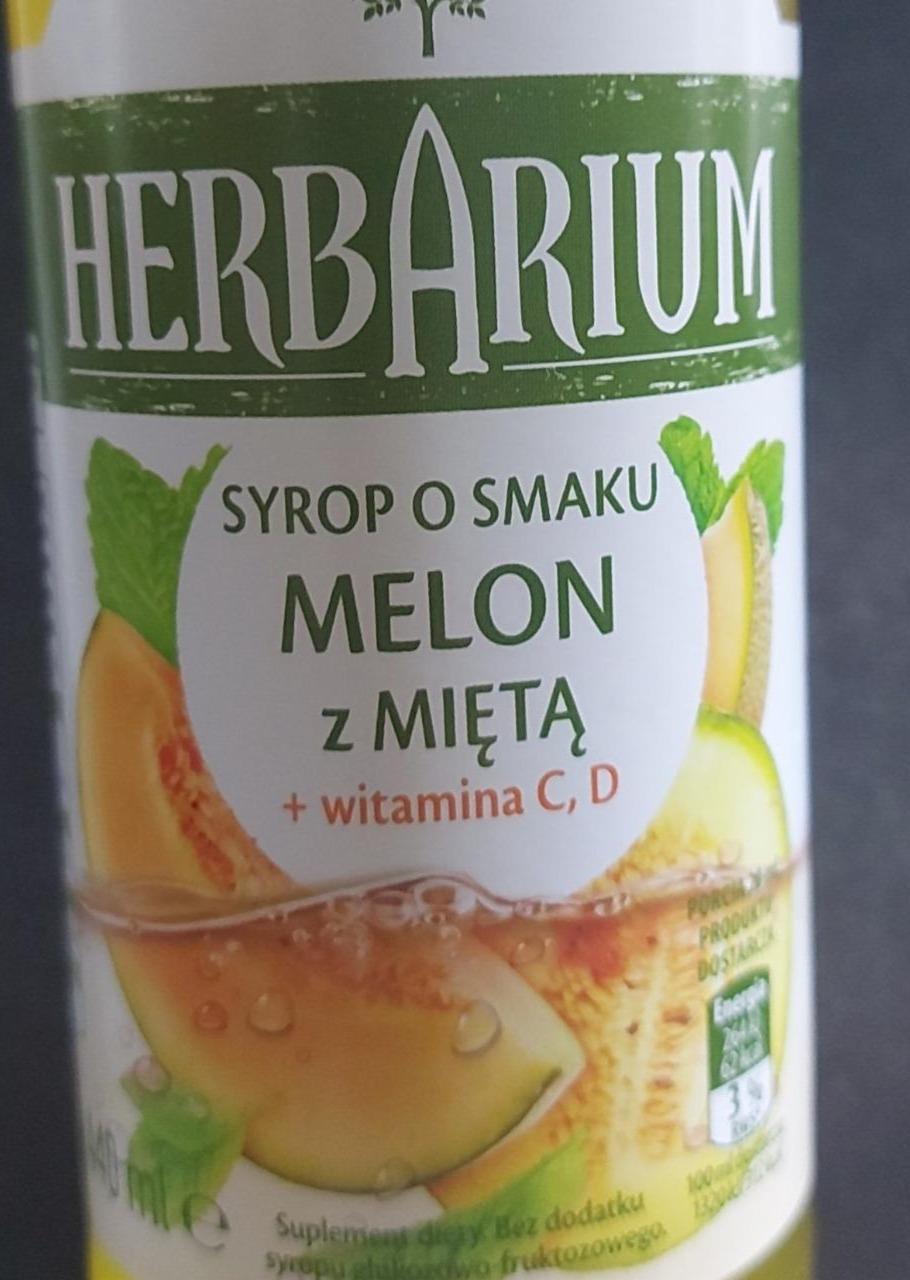 Zdjęcia - Syrop o smaku melon z miętą Herbarium