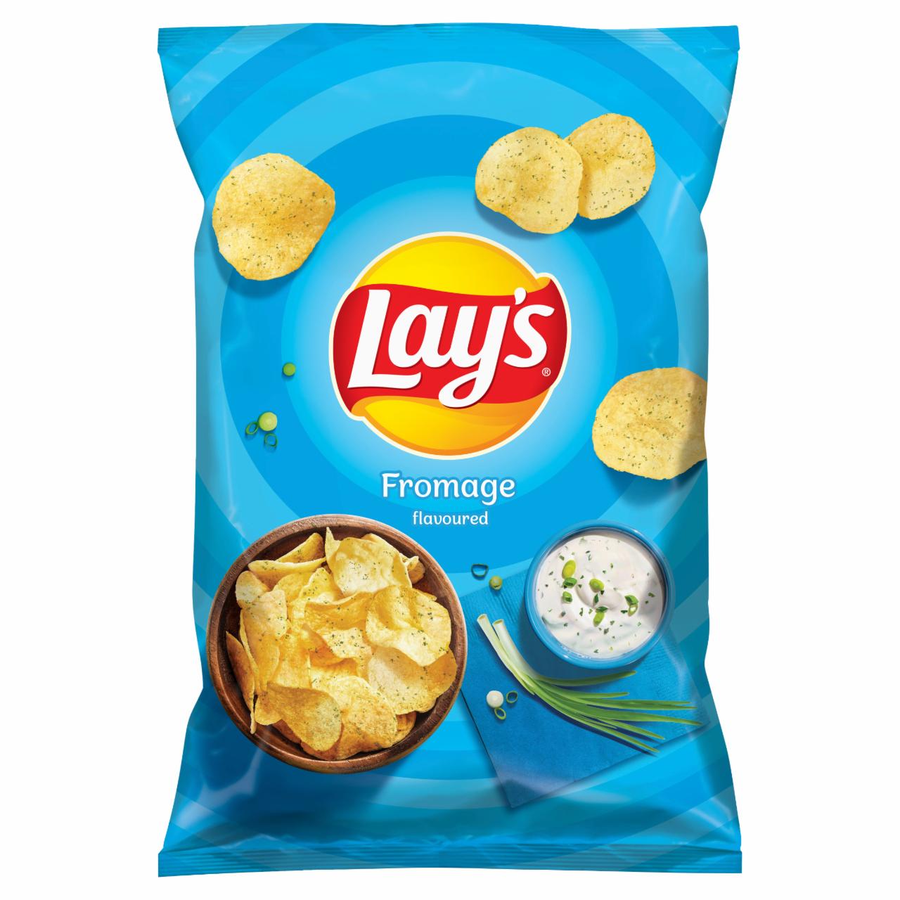 Zdjęcia - Lay's Chipsy ziemniaczane o smaku śmietankowego serka z ziołami 160 g